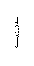 View SPRING,  TENSION,  NO. 1(FOR PARKING BRAKE SHOE RETURN) Full-Sized Product Image
