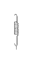 View SPRING,  TENSION,  NO. 1(FOR PARKING BRAKE SHOE RETURN) Full-Sized Product Image