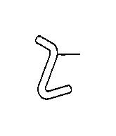 View HOSE,  BRAKE ACTUATOR Full-Sized Product Image 1 of 2