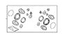 View CYLINDER KIT,  DISC BRAKE,  FRONT Full-Sized Product Image 1 of 10