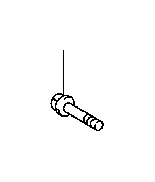 View BOLT,  HEXAGON(FOR REAR CALIPER) Full-Sized Product Image