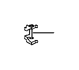 View Disc Brake Pad Wear Sensor Bracket Full-Sized Product Image