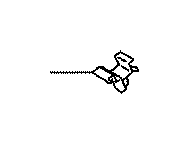 View Disc Brake Anti-Rattle Clip (Rear) Full-Sized Product Image 1 of 1