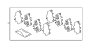 View SHIM KIT,  ANTI SQUEAL(FOR REAR DISC BRAKE) Full-Sized Product Image 1 of 3