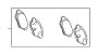 View Disc Brake Pad Set (Rear) Full-Sized Product Image