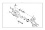 View Disc Brake Caliper Bracket (Left, Rear) Full-Sized Product Image 1 of 1