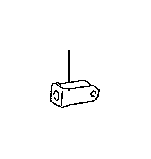 View CLEVIS,  MASTER CYLINDER PUSH ROD Full-Sized Product Image