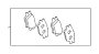 View Disc Brake Pad Set (Rear) Full-Sized Product Image