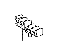 View CLAMP,  BRAKE TUBE,  NO. 5 Full-Sized Product Image