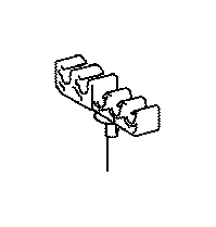 View CLAMP,  BRAKE TUBE,  NO. 5 Full-Sized Product Image