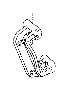 View Disc Brake Caliper Bracket (Left, Right, Rear) Full-Sized Product Image