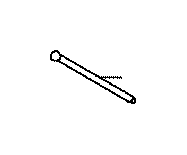 View PIN,  WITH HOLE(FOR FRONT DISC BRAKE ANTI-RATTLE) Full-Sized Product Image