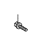 View BOLT,  HEXAGON(FOR FRONT DISC BRAKE CALIPER) Full-Sized Product Image