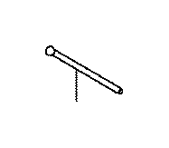 View PIN,  WITH HOLE(FOR FRONT DISC BRAKE ANTI-RATTLE) Full-Sized Product Image