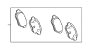 View Disc Brake Pad Set (Rear) Full-Sized Product Image