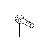View Disc Brake Caliper Pin (Rear) Full-Sized Product Image