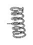View Coil Spring (Left, Right, Rear) Full-Sized Product Image 1 of 2
