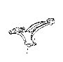 View Suspension Control Arm (Left, Front, Lower) Full-Sized Product Image
