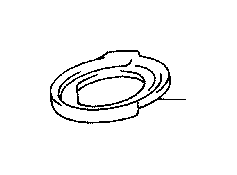 View Coil Spring Insulator (Left, Right, Front, Lower) Full-Sized Product Image