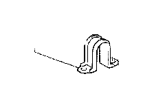 View Suspension Stabilizer Bar Bracket (Left, Right, Front) Full-Sized Product Image