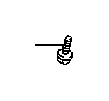 View Suspension Ball Joint Bolt (Left, Right, Front, Lower) Full-Sized Product Image