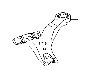 View Suspension Control Arm (Left, Front, Lower) Full-Sized Product Image