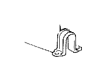 View Suspension Stabilizer Bar Bracket (Left, Right, Front) Full-Sized Product Image