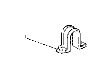 View Suspension Stabilizer Bar Bracket (Left, Right, Front) Full-Sized Product Image
