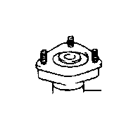 View Suspension Strut Mount (Right, Rear) Full-Sized Product Image