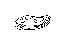 View Coil Spring Insulator (Left, Right, Front, Lower) Full-Sized Product Image 1 of 8