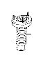 View Suspension Strut Mount (Left, Rear) Full-Sized Product Image