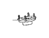 View Suspension Shock Absorber Mount (Left, Right, Front) Full-Sized Product Image