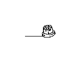 View Suspension Ball Joint Nut / Washer (Left, Right, Front, Lower) Full-Sized Product Image