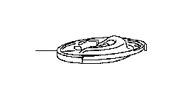 View Coil Spring Insulator (Right, Front, Lower) Full-Sized Product Image 1 of 1