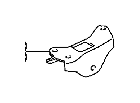 View Suspension Trailing Arm Bracket (Left, Rear) Full-Sized Product Image