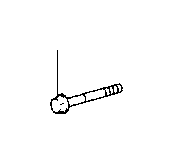 View Suspension Control Arm Bolt (Left, Right, Front) Full-Sized Product Image