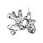 View CARRIER SUB-ASSEMBLY,  REAR AXLE,  RIGHT Full-Sized Product Image