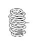 View Coil Spring (Left, Right, Rear) Full-Sized Product Image