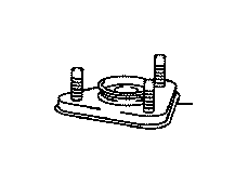 View Suspension Shock Absorber Mount (Left, Right, Rear) Full-Sized Product Image 1 of 10
