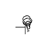View LINK ASSEMBLY,  REAR STABILIZER,  LEFT Full-Sized Product Image 1 of 4