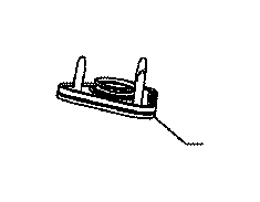 View Suspension Shock Absorber Mount (Left, Right, Rear) Full-Sized Product Image