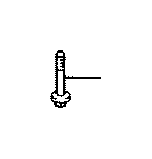 View Suspension Crossmember Bolt Full-Sized Product Image