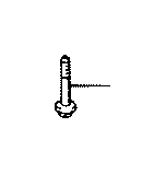View Suspension Crossmember Bolt Full-Sized Product Image