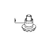 View Suspension Crossmember Insulator (Left, Rear) Full-Sized Product Image