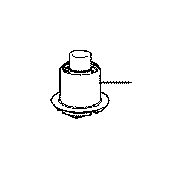 View Suspension Crossmember Insulator (Left, Rear) Full-Sized Product Image
