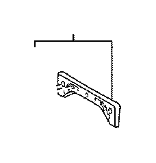 View License Plate Bracket (Front) Full-Sized Product Image