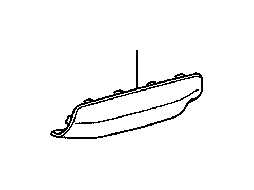 View Bumper Cover Cap (Rear) Full-Sized Product Image 1 of 2