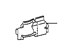 View SEAL,  FRONT FENDER APRON,  LEFT Full-Sized Product Image