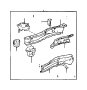 View BRACKET SUB-ASSEMBLY,  FRONT SUSPENSION MEMBER MOUNTING,  FRONT LEFT Full-Sized Product Image