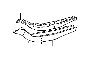 View PLATE,  FRONT SIDE MEMBER,  NO. 3 RIGHT Full-Sized Product Image